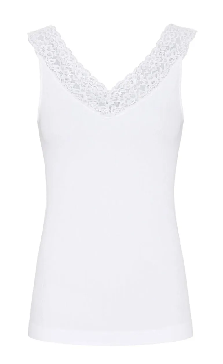 Tim & Simonsen Top - Miriam - White