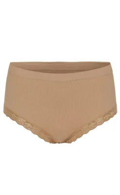 Tim & Simonsen Trusser - Feline Rib Midi - Nudo