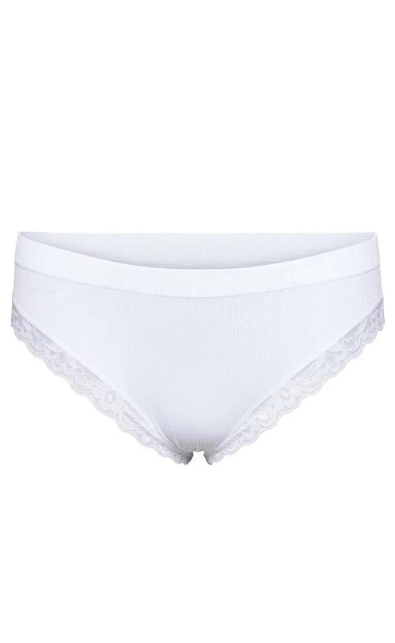Tim & Simonsen Trusser - Feline Rib - Bianco