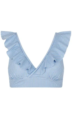Unica Copenhagen Bikini Overdel / Top - Marianna - Blue Stripes