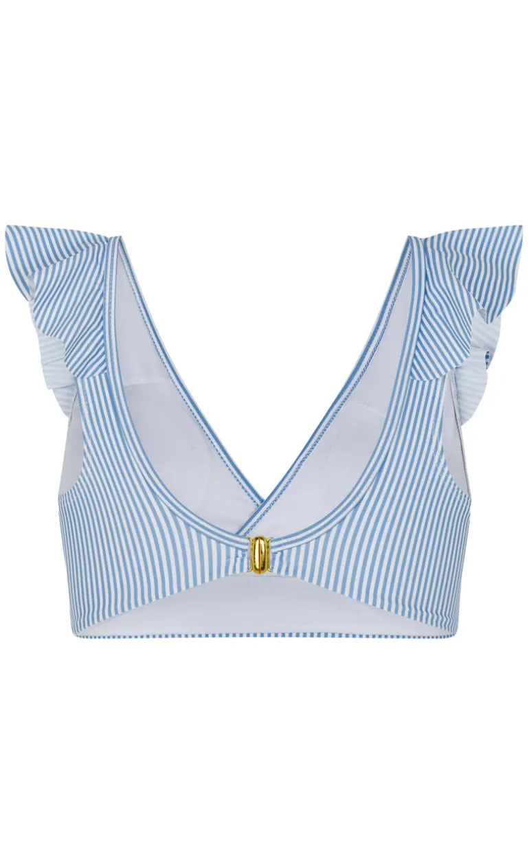 Unica Copenhagen Bikini Overdel / Top - Marianna - Blue Stripes