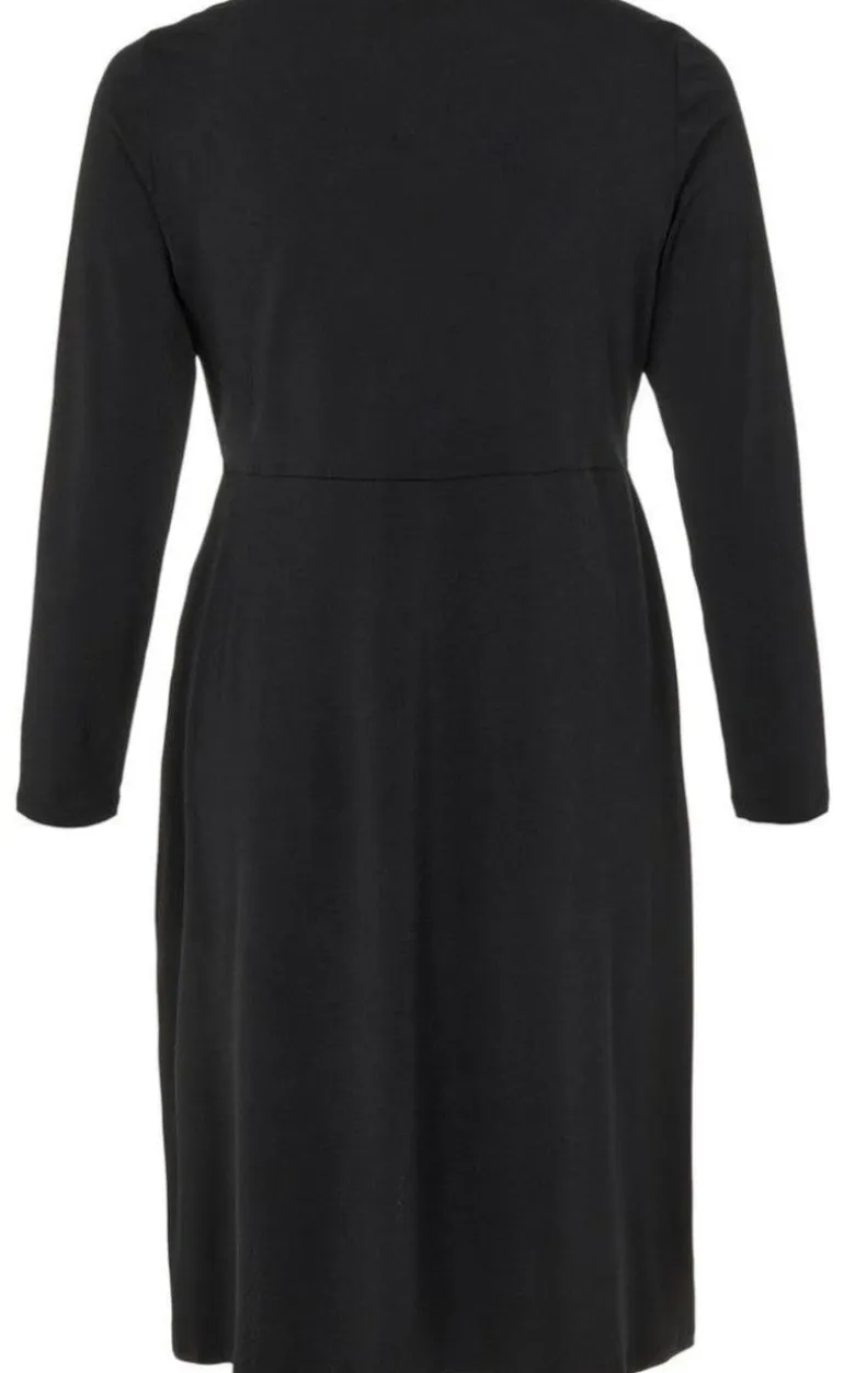 VILA Kjole - Nayeli Long Wrap - Black