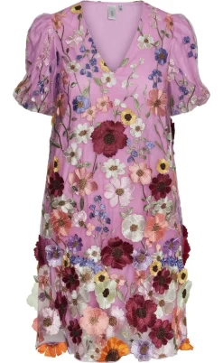 YAS Kjole - Flowering - Pink Lavender