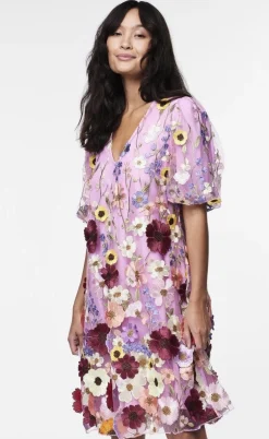 YAS Kjole - Flowering - Pink Lavender