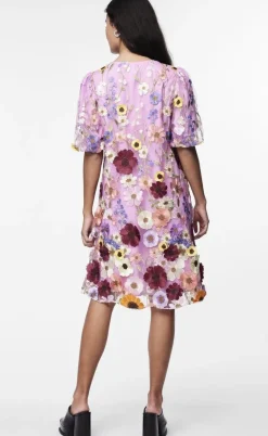YAS Kjole - Flowering - Pink Lavender