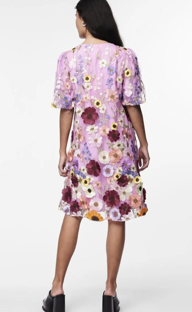 YAS Kjole - Flowering - Pink Lavender