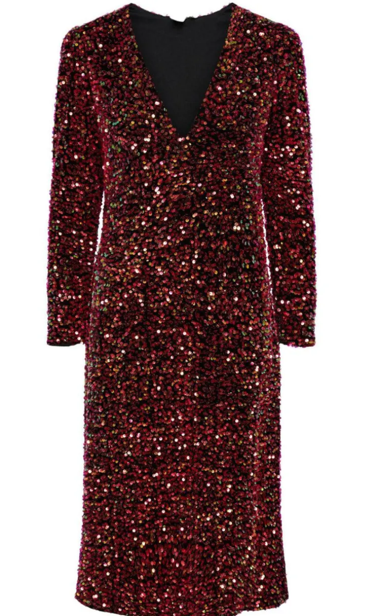 YAS Kjole - Pinko Midi - Black