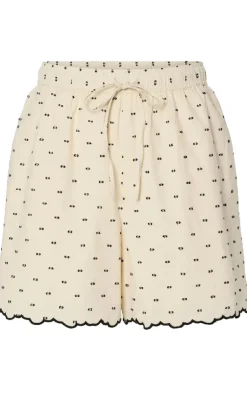 YAS Shorts - Dobby - Gardenia