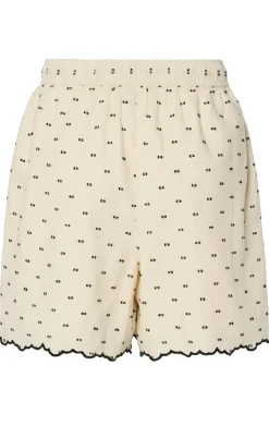 YAS Shorts - Dobby - Gardenia